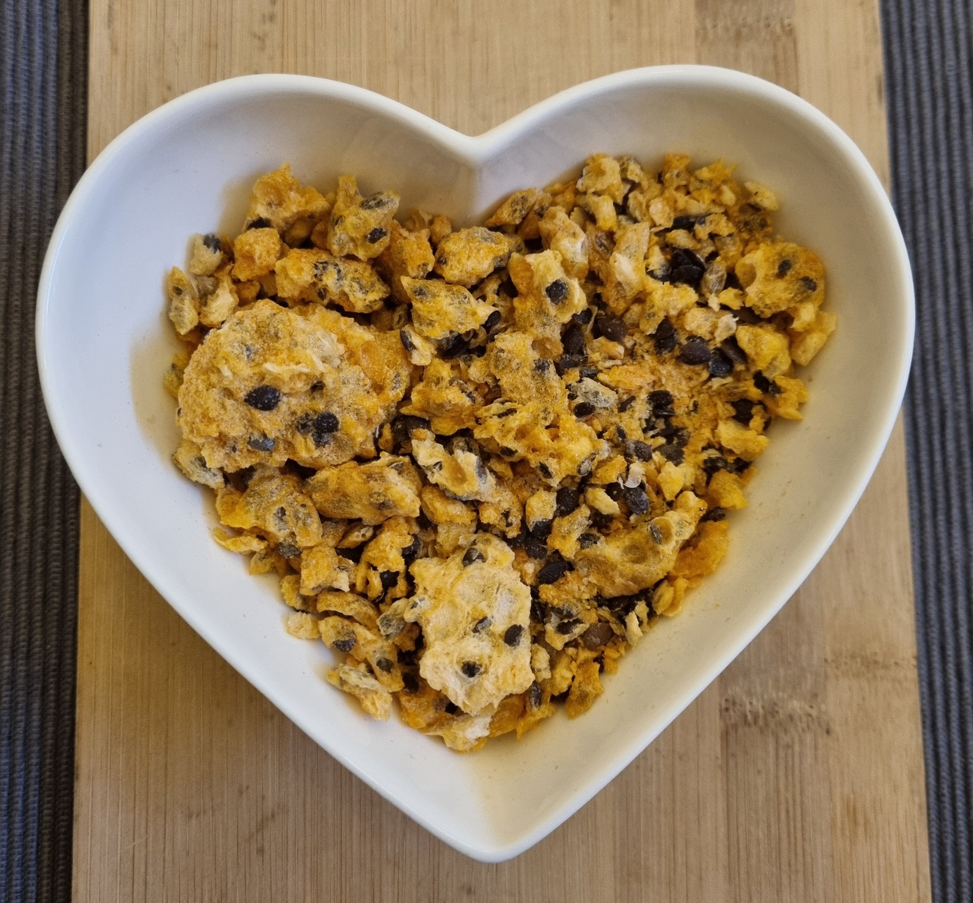 Gevriesdroogde passievrucht in crumble 150 gram